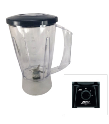 COPO ARNO POWER MIX 550 W CRISTAL (tampa pta)