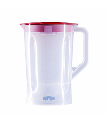 Copo Mondial Turbo Power L-99-FB Translúcido (Tampa Vermelha)