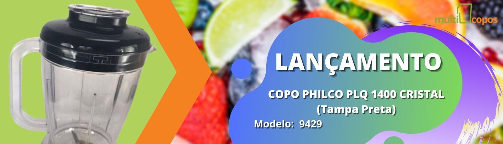 COPO PHILCO PLQ 1400 CRISTAL